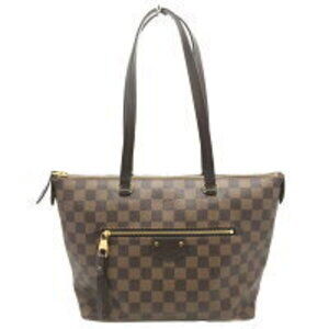 LOUIS VUITTON Iena Damier Ebene Brown Shoulder Bag Tote Brown